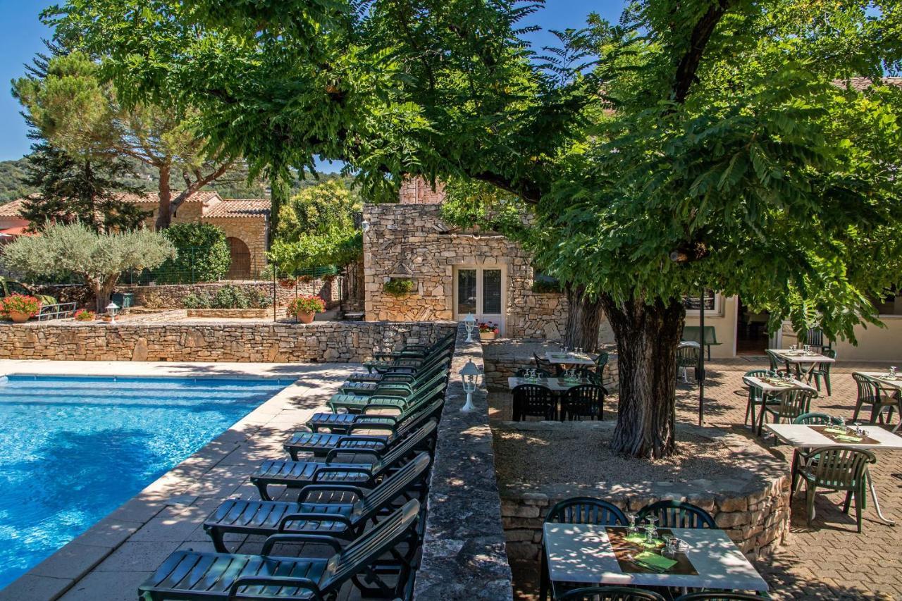 Logis Hotel Restaurant L'Escarbille Сен-Мартен-д'Ардеш Экстерьер фото